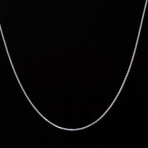 Sterling Silver Foxtail Chain, Delicate 925 Sterling Silver Chain, Pendant Chain
